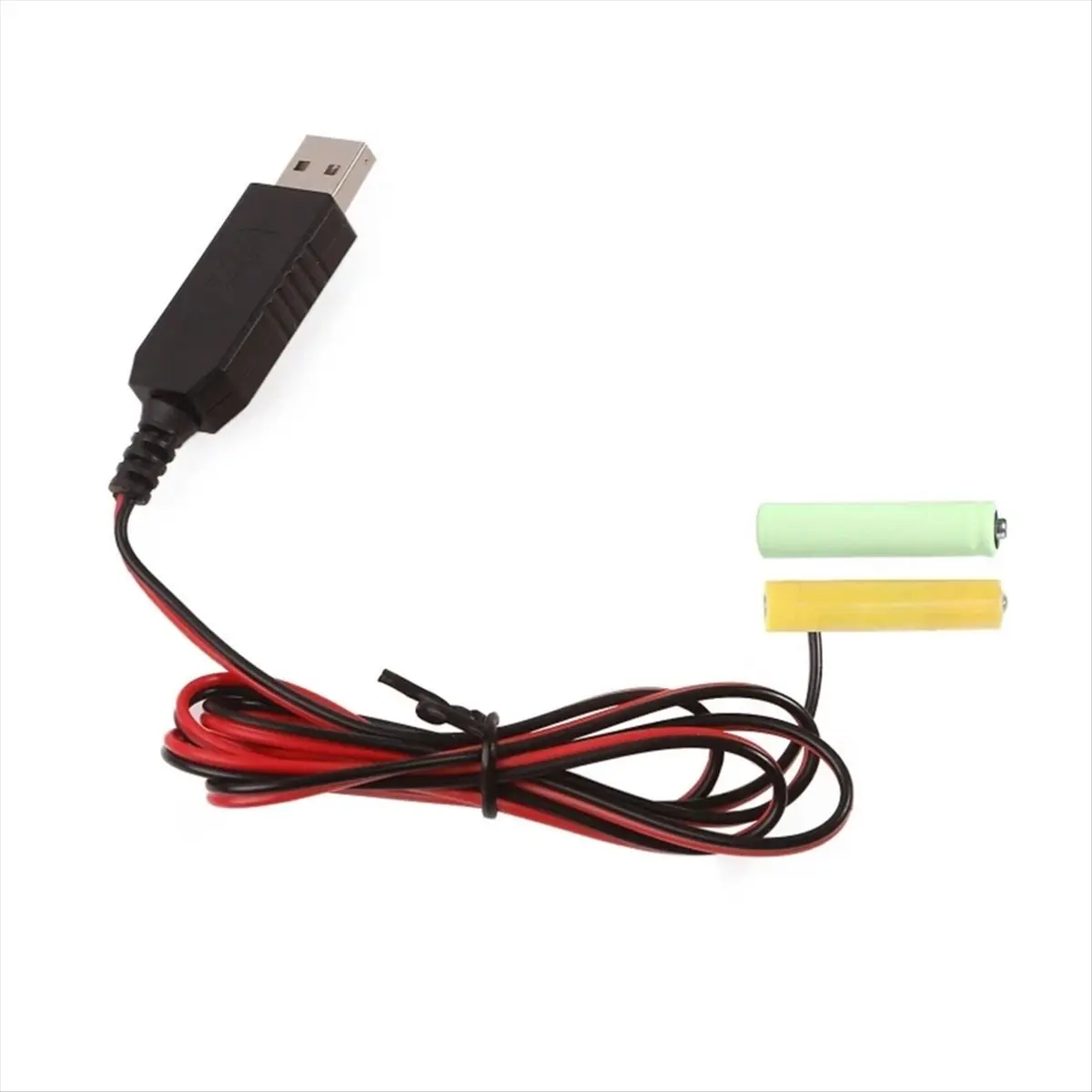 Фото Новый USB-кабель-имитатор батареек LR03 AAA (5В на 3В) для пультов ДУ, радиоустройств, светодиодных фонарей, 1м №3