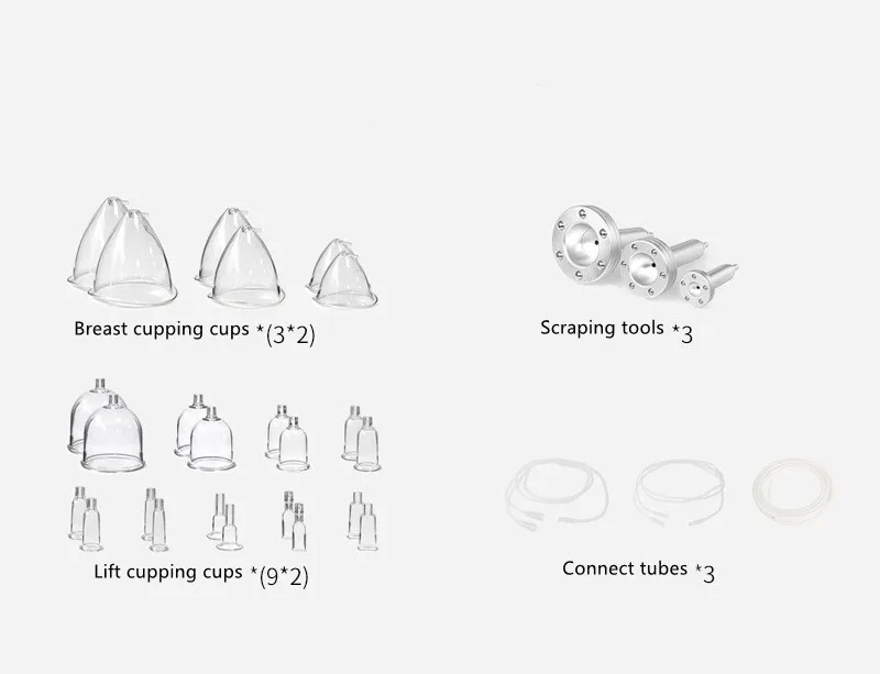 Антицеллюлитные зеркальные присоски подъемные вакуумные чашки для