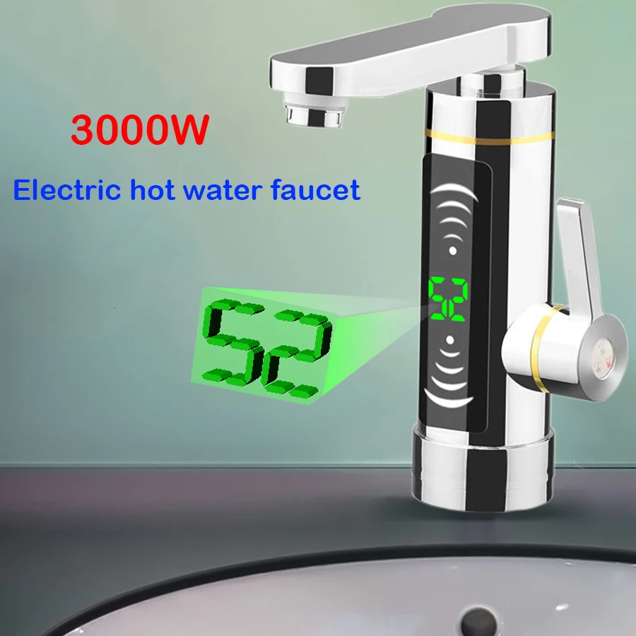 Electric Water Heater Kitchen faucet Instant Hot Water Faucet Heater 220V 110V Heating Faucet Instantaneous Heaters US EU UK enlarge