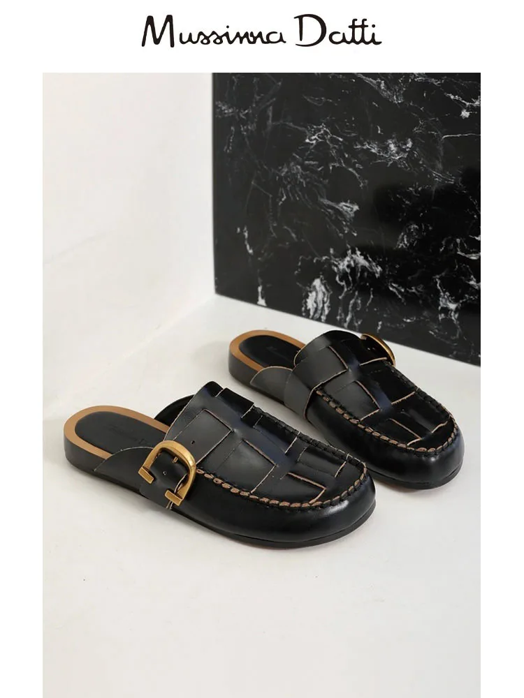 2024 новые женские туфли Murrinna Daffi модные римские сандалии из натуральной кожи на