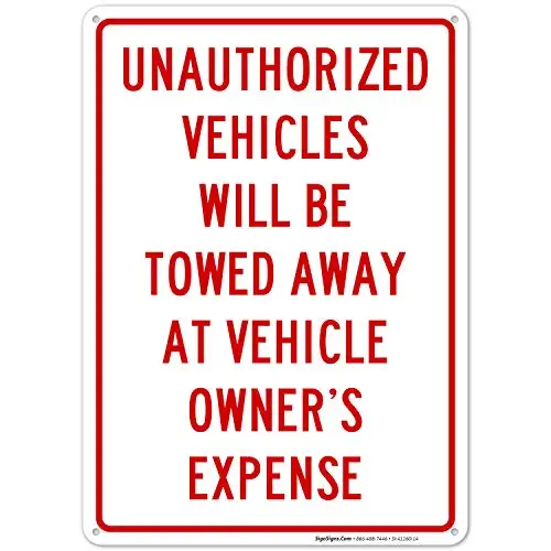 

No Parking Sign, Private Property Sign