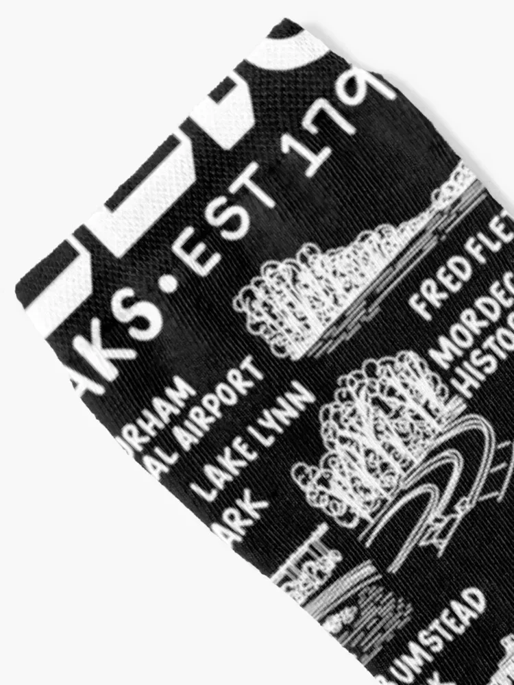 Носки Raleigh Map с принтом Спортивные мужские носки Женские