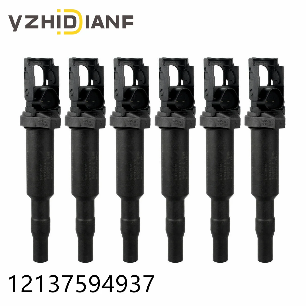 

5 шт. сменная катушка зажигания 0221504470 12137594937 12137562744 12137571643 для BMW- 325I 325Ci 328I 330Ci 335I 525I X3 X5 M5