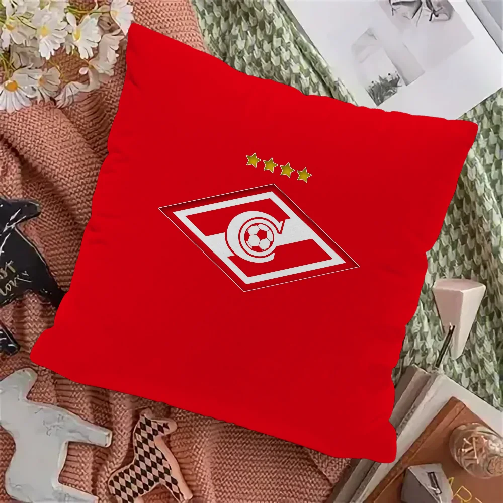 Декоративный Чехол Для Подушки FC S-spartak M-Moscow С Принтом Полиэстер Хлопок