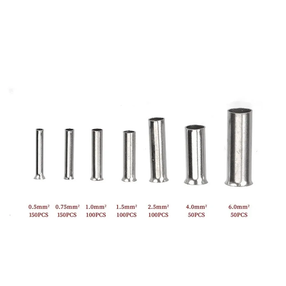 700 шт. медные обжимные наконечники для проводов 22-10 AWG клеммы разъемов