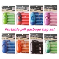 pet dog garbage bags set safe non toxic mascotas waste poop bag dog products dispensador bolsas perro pets clean pet supplies