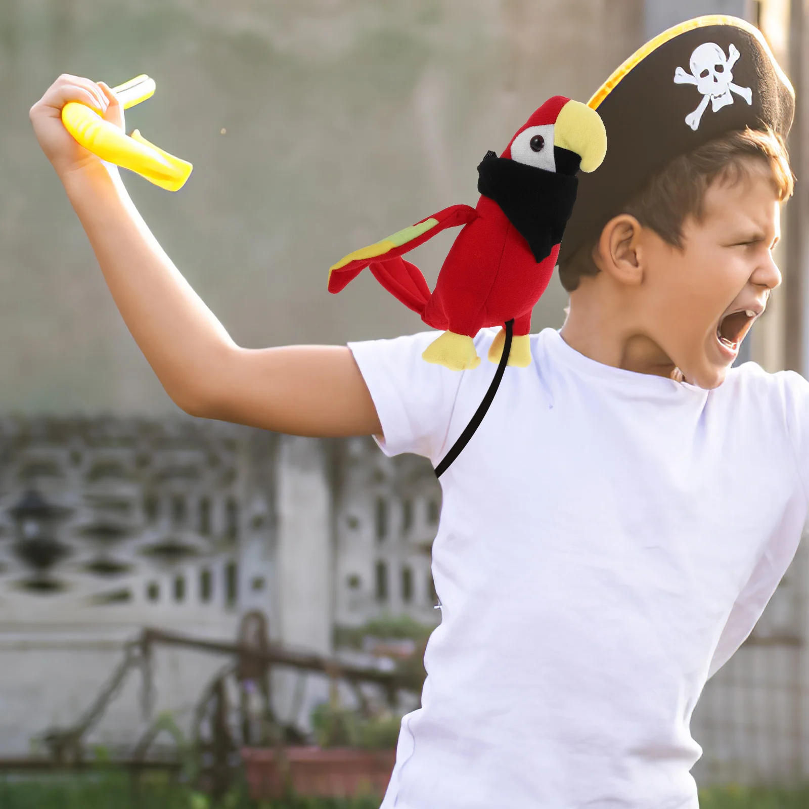 Костюм пиратского попугая аксессуары мягкие игрушки на Хэллоуин детские товары