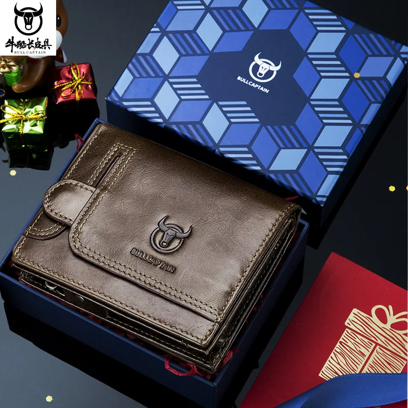 Cowhide Leather Genuine Leather Multifunctional Small Driver&Slicense Coin Purse Photo Card Package Wallet for Man