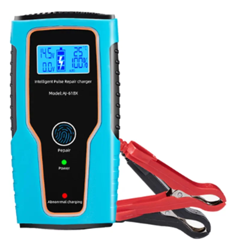 100AH 12V 6A автомобильное зарядное устройство импульсный ремонт 100V-250V