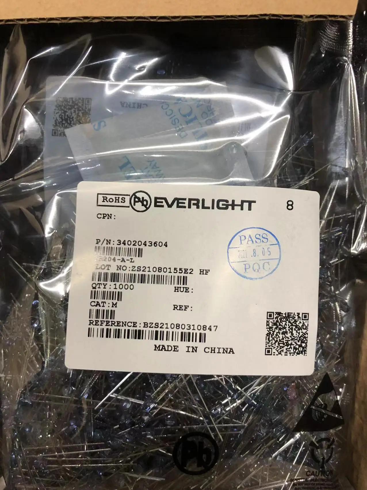 1000 шт. X Φ IR204 синяя инфракрасная пусковая трубка 3 мм. Головка передачи нм.