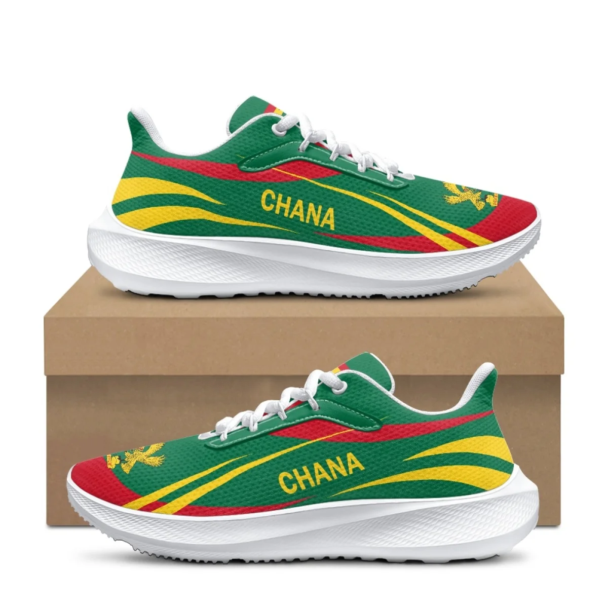 

Spring Summer Comfortable Walking Sneakers Chana Flag Ladies Casual Shoes Breathable Footwear Shock Absorption Soft Green Flats