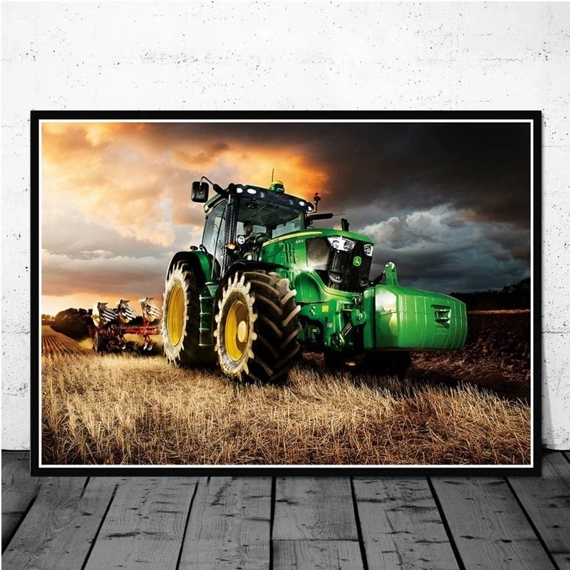 

Canvas Poster Pop Art Machine Tractor Farm Industrial Modern Movie Decor Painting Wall Art Pictures Home Decor Quadro Plakat