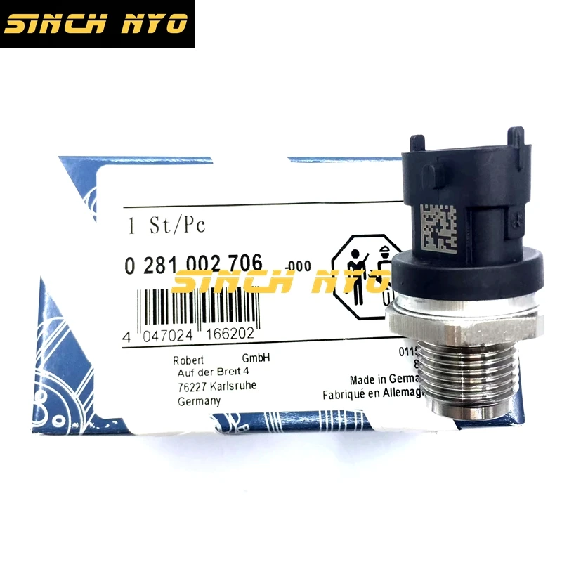 

GENUINE AND BRAND NEW DIESEL FUEL PRESSURE SENSOR 0281006364, 0281006053, 0281006158, 0281006425, 0281002706, 0281002707