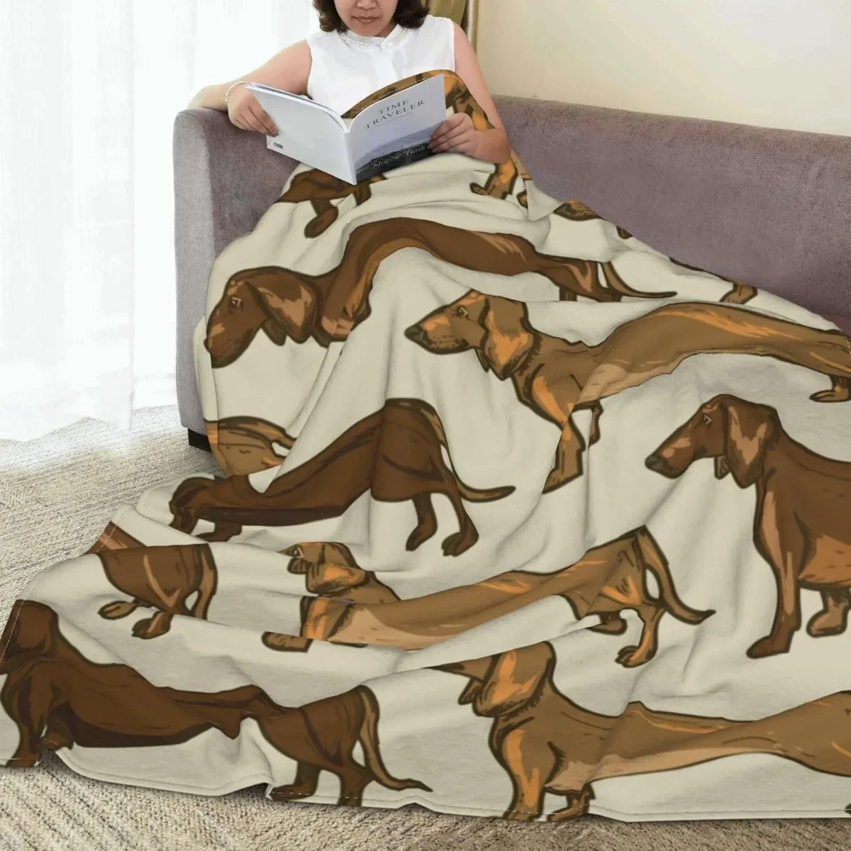 Одеяло с милым рисунком собаки мягкое легкое уютное фланелевое теплое одеяло