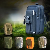 2022 military tactical pockets multifunctional outdoor sports bag tactical belt pockets 6 inch waterproof mobile phone pockets