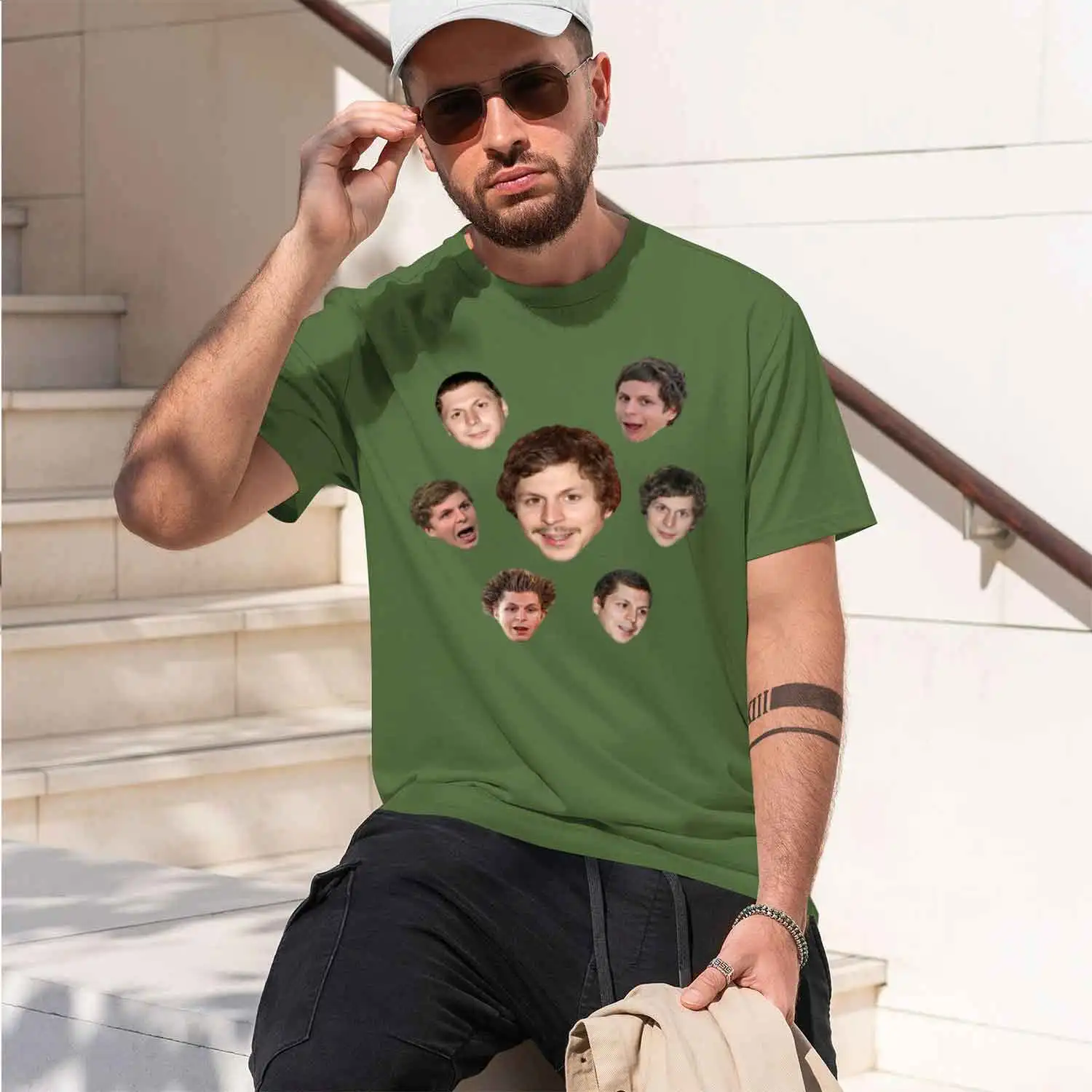 Фото Футболка мужская с коротким рукавом и круглым вырезом The Holy Seven For of Cera Sticker 2026, новая модель, классическая повседневная, в различных цветах и размерах №5