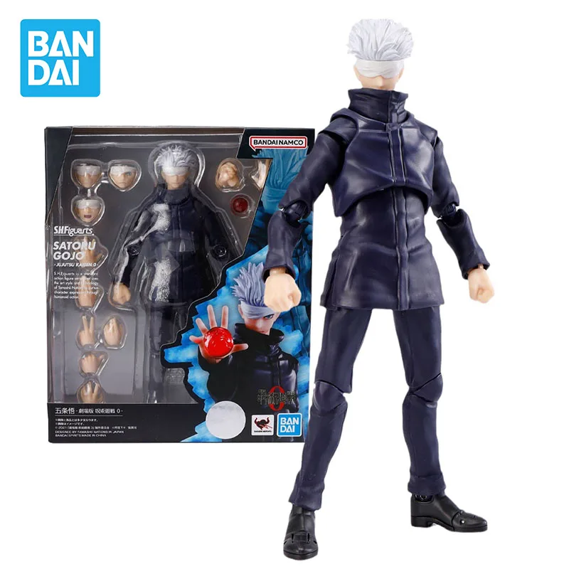 

Фигурки героев аниме Bandai, фигурки героев аниме, подлинные фигурки ююютсу кайсен, коллекционные модели SHF Satoru Gojo, фигурки героев аниме, игрушки для мальчиков