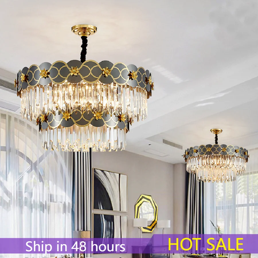 

Современная светодиодная хрустальная люстра, лампа из нержавеющей стали для офиса, гостиной, дома, в виде ветки, для кофейни