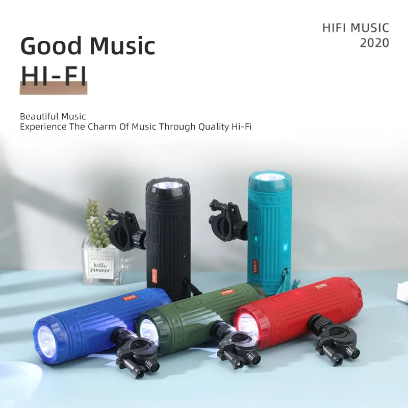 

Беспроводная портативная Bluetooth-колонка 5.1 с фонариком