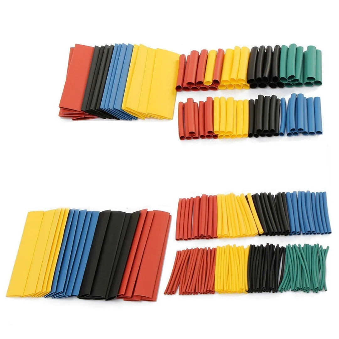 328pcs/lot Heat Shrink Sleeve Tube Combination Electrical Cable Wire Insulation Connection Cover Protection Tubing Kit