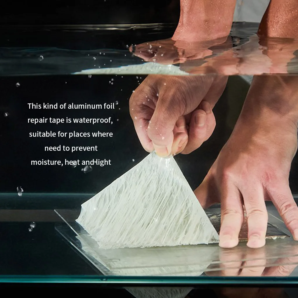Алюминиевая фольга Бутилкаучуковая самоклеящаяся лента устойчивая к высоким