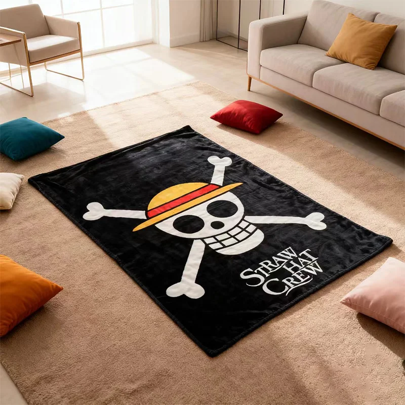 100x150 см аниме ONE PIECE черепфигурка фланелевое одеяло спальный диван спальня всесезонное теплое одеяло подарки на день рождения и Рождество (art.: 3920d1dcd25ea) - 3920d1dcd25ea