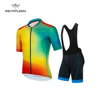 keyiyuan men cycling clothing summer suit high quality non slip racing jersey camisa time ropa mtb hombre radtrikot herren