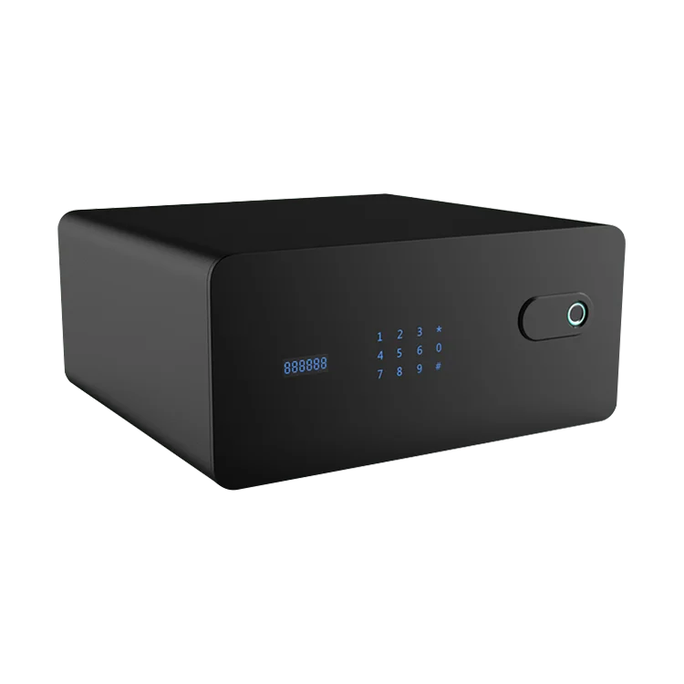 

Black drawer-type electronic lock safe mini hotel room safe for family use and has safety guarantee