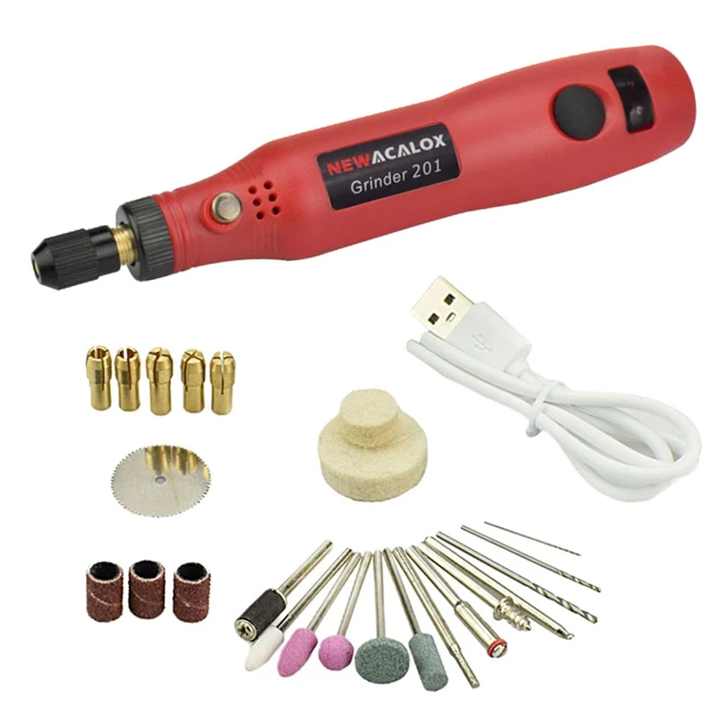 

10W Hobby Craft Mini Drill Grinder Rotary Tool Set Modeling Polishing Drilling CNIM Hot