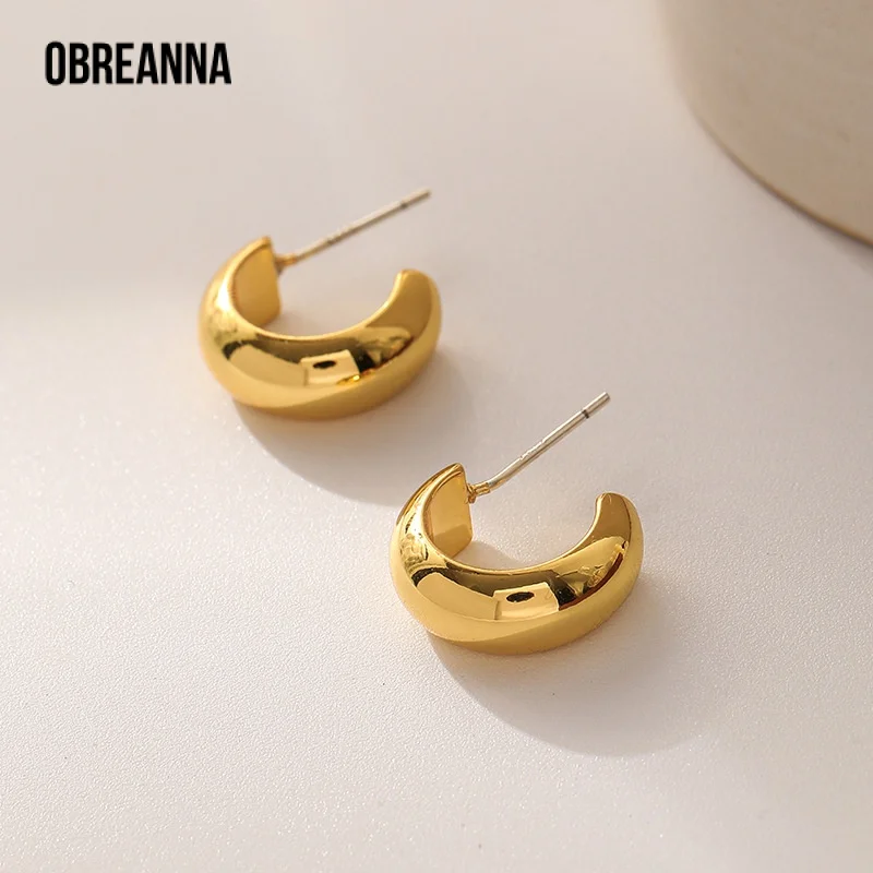 

Роскошные женские серьги, ювелирные изделия, маленькие изысканные и простые глянцевые модные серьги из серебра 925 пробы