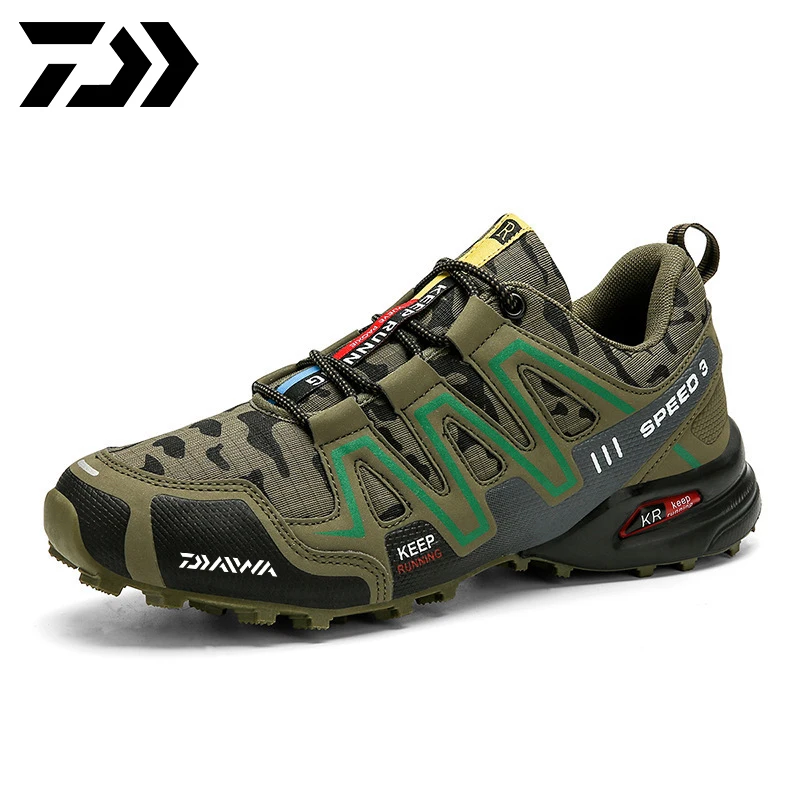 

Daiwa 2023 New Men's Four Seasons Outdoor Mountaineering Anti Slip Shoes Fishing Shoes Sports Hiking Shoes Men