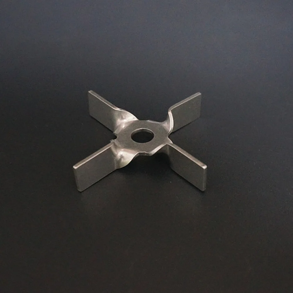 

1pcs 304 Stainless steel four blade paddle,Diameter 60mm 70mm laboratory stirring paddle blade
