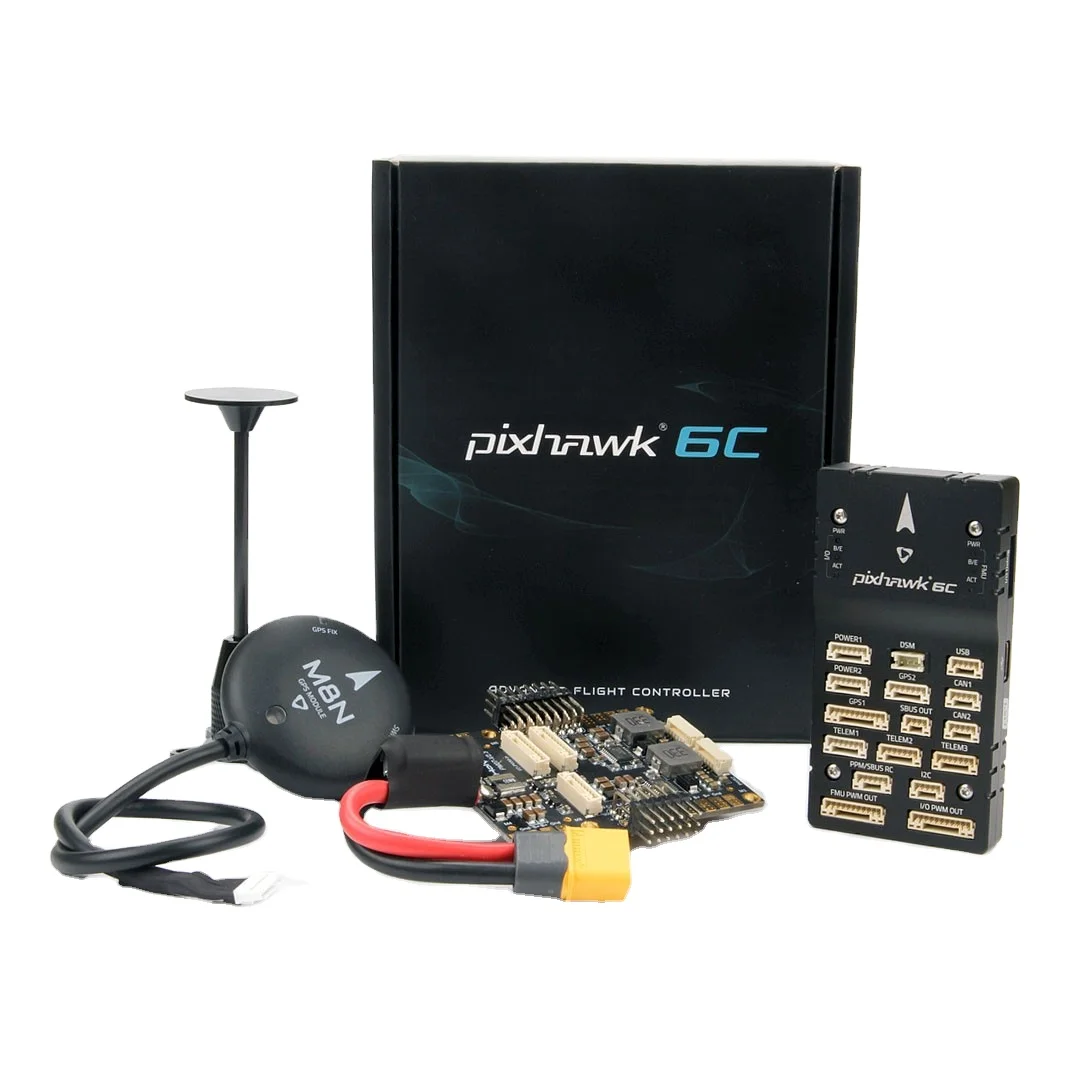 

Pixhawk 6C/6C Mini Autopilot H743 Flight Controller PM02 / PM07/PM06 Power Module M8N GPS for RC Multirotor drone