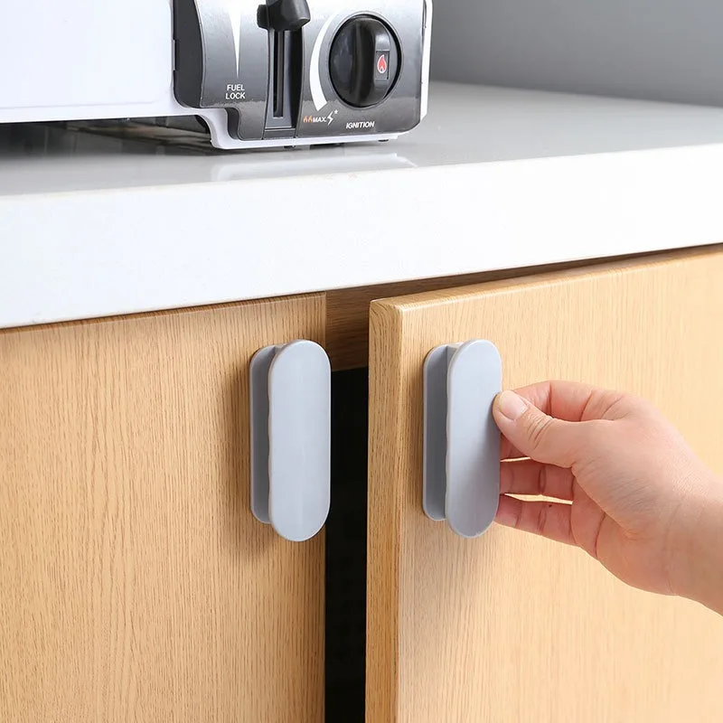 

Glass door handle cabinet drawer handle punch-free paste assistant wardrobe assistant door and window labor-saving handle