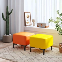 minimalist modern waiting small stool entryway coffee table storage foot stool small space muebles furniture living room