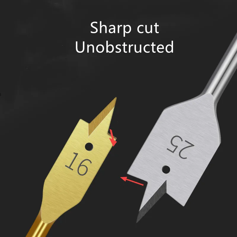 

Деревообрабатывающие плоские сверла, быстрорежущие сверла, шестигранная ручка, блокировка, сверло для отверстий, удлиненные трехточечные наборы сверл