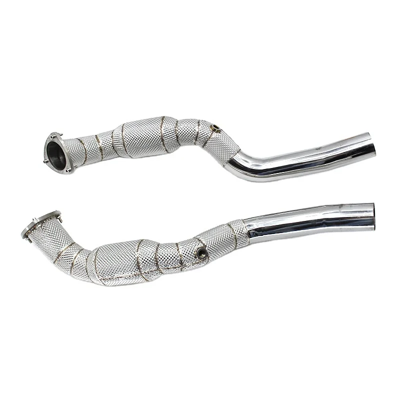 

Head Section High flow Pipes Exhaust Pipes branch downpipe Exhaust Pipe with catalyst For Maserati Gran Turismo/GT 4.7