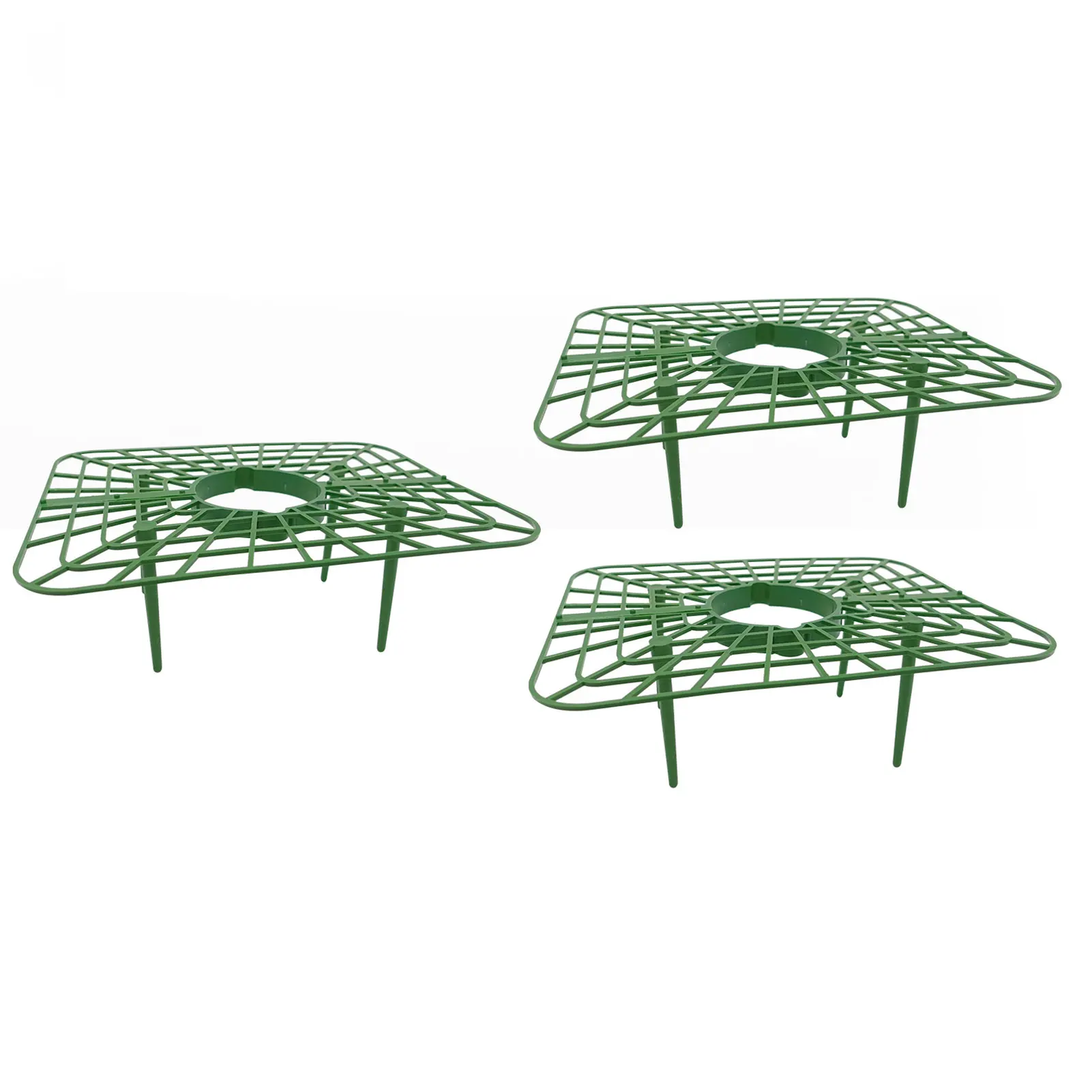 

3pcs Strawberry Stand Frame Holder Balcony Planting Rack Fruit Support Flower Climbing Vine Pillar Gardening Stand