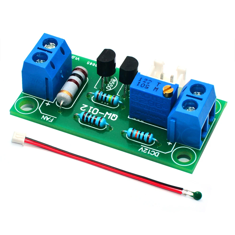 

Dc 12V PWM Automatic PC CPU Fan Temperature Control Speed Controller Module for Power Amplifiers Computers