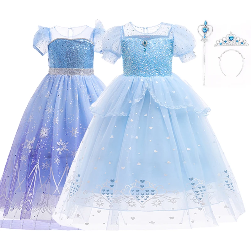 

Vestidos Cosplay For Girl Easter Costume 2023 New Role Play Princess Dress Carnival Dress Long Mesh Party Dresses 3-10 Years Old