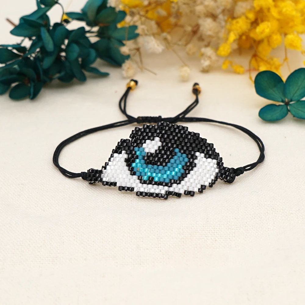 

YASTYT 2023 Lucky Evil Eye Bracelet Women Jewelry Gift For Girlfriend Pulseras Handmade Woven Jewellery Miyuki Beads Bracelets