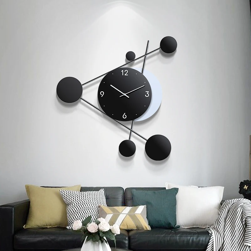 

Nordic moderne minimalistischen wanduhr wohnzimmer kreative trend atmosphäre esszimmer hause dekoration wand hängen tisch uhr