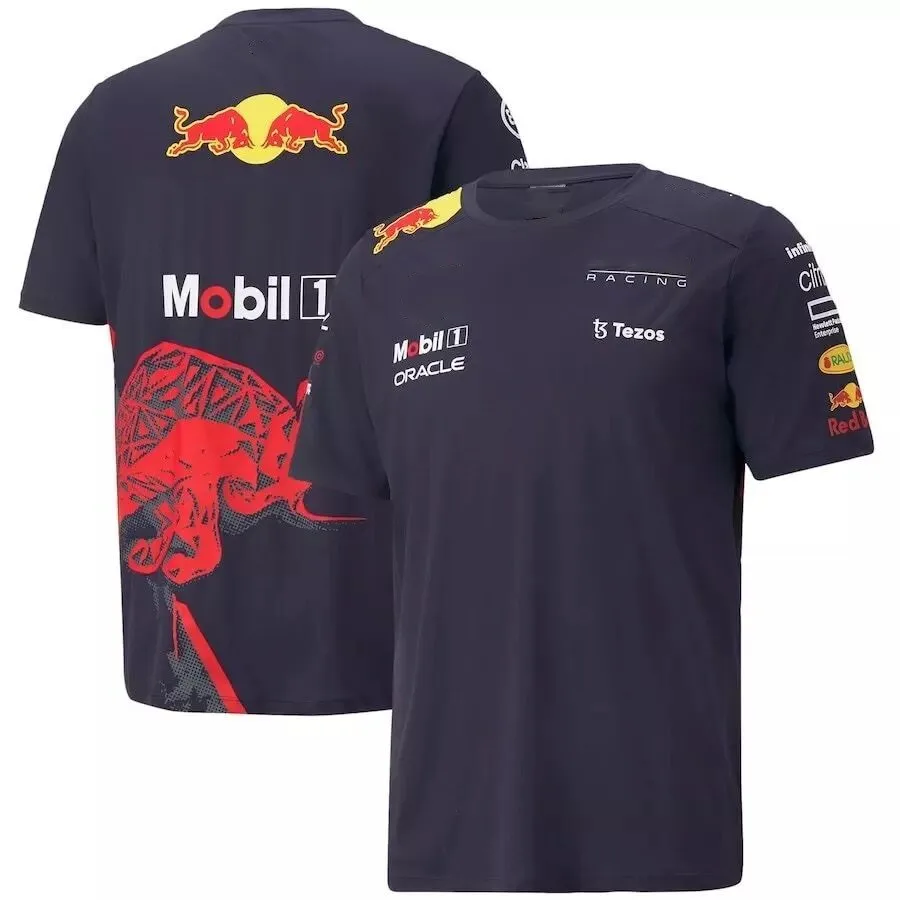 

2022 New Hot F1 T Shirt Red Animal 3d Print Men's Summer Sportswear Male Round Neck Short Sleeves Man Fans Tops Racing Tee