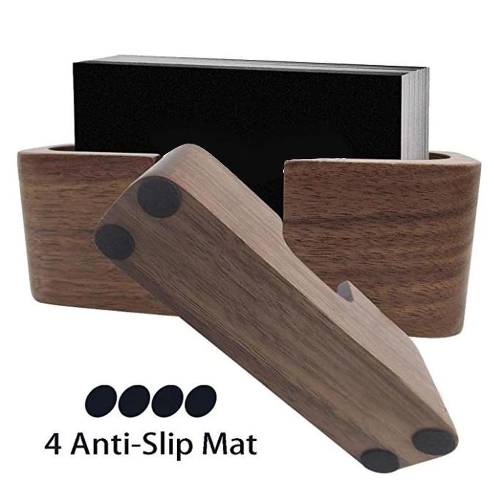 

Tables Organizer Business Storage Professional Wood Office Case Shelf Box Card Display Holder Desk Practical Single Compartment