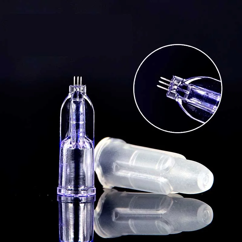 

Nanosoft Microneedles 34G 1.2mm 1.5mm Fillmed Hand Three Needles for Anti Aging Around Eyes and Neck Lines Skin Care Tool