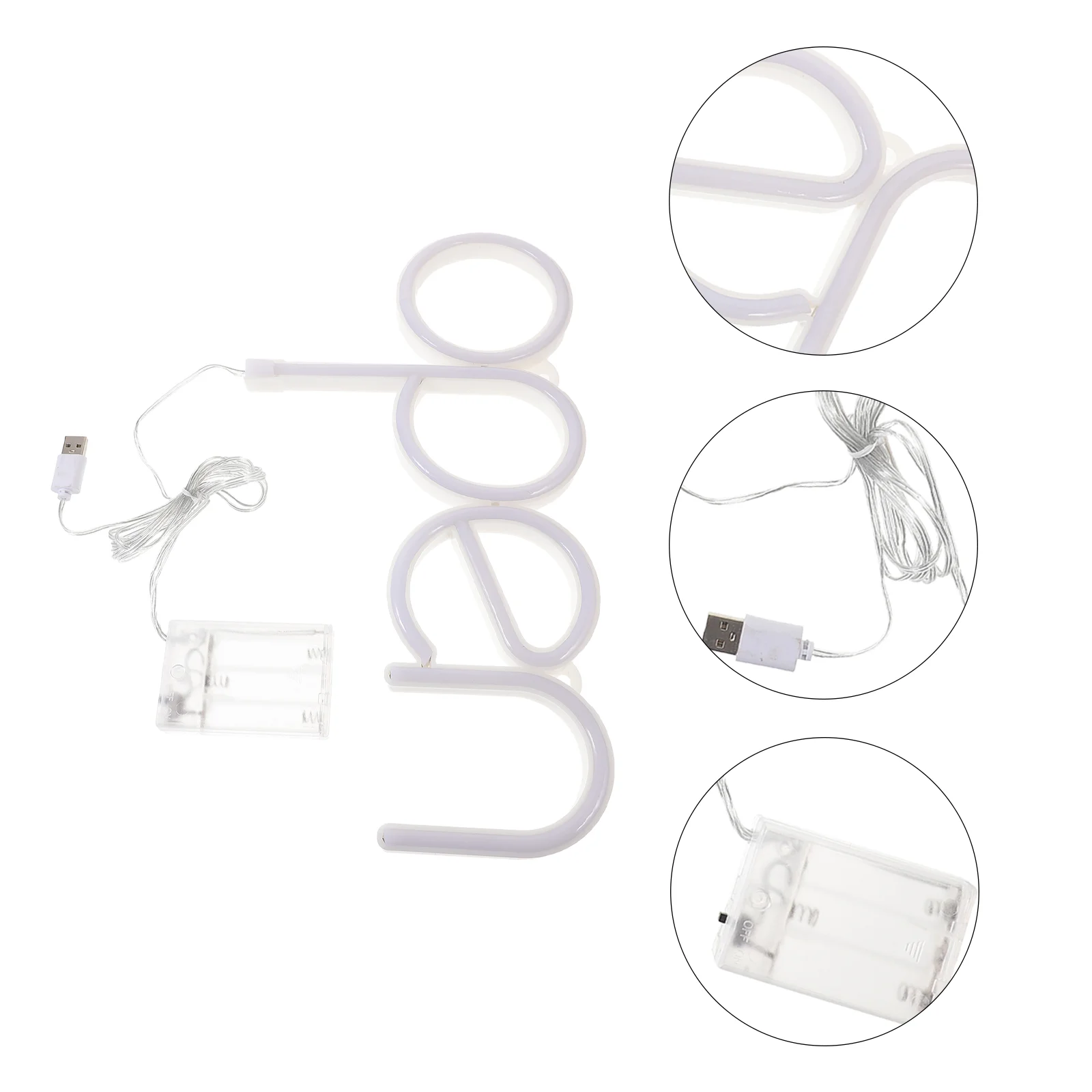 

Фонарь неоновый с открытой подсветкой для спальни