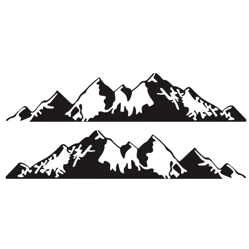 

Ornamental 2Pcs Stylish Car Side Body Graphic Sticker Waterproof Car Decal Durable for Truck