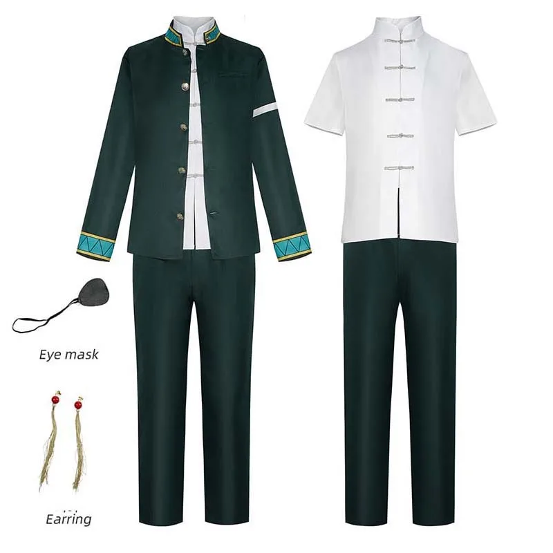 Hayato Suo Косплей Костюм Аниме Wind Breakerr Школьная форма с курткой Брюки Маска для глаз