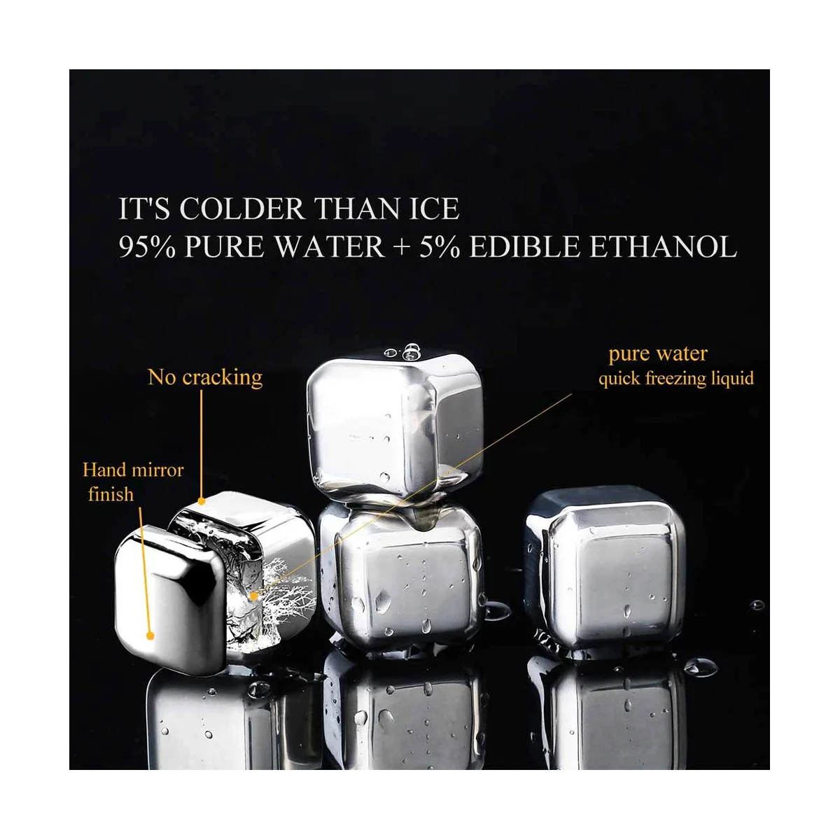 8 шт. кубики для виски вина