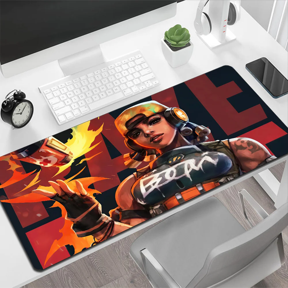 Большой коврик для мыши VALORANT Raze игровой компьютерный большой XXL клавиатуры